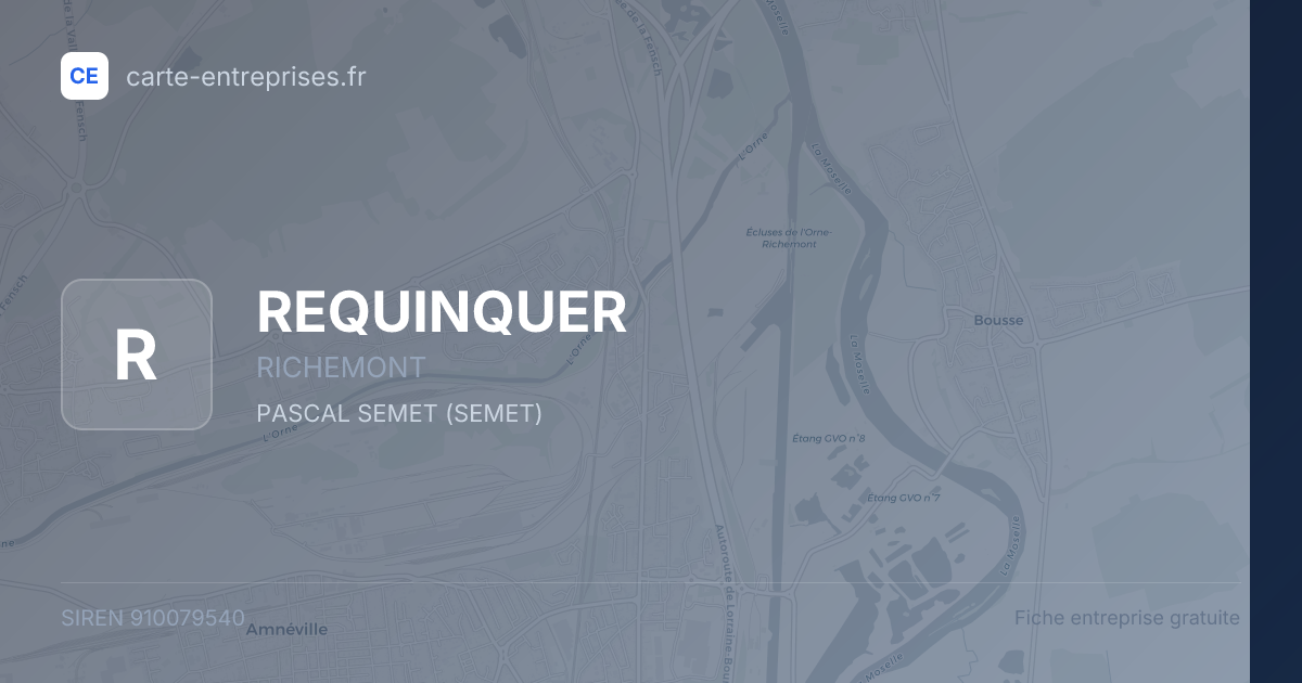 REQUINQUER — 910079540 — fiche entreprise