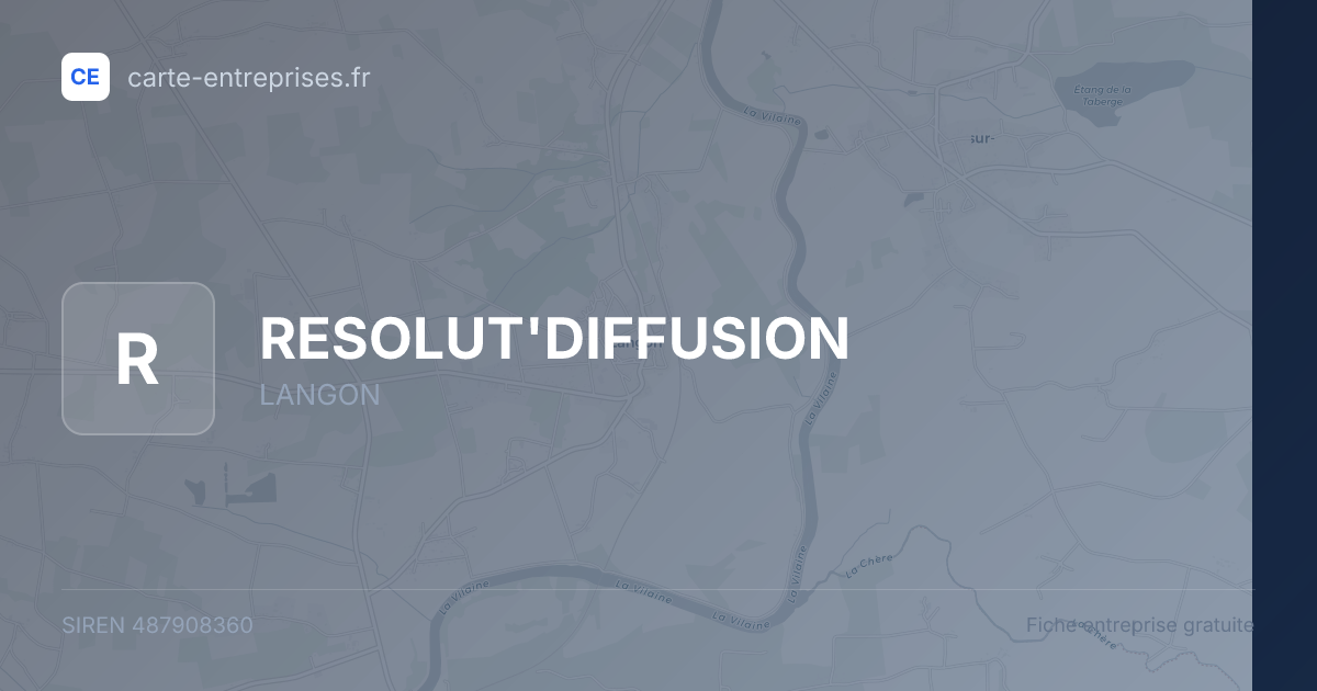RESOLUT'DIFFUSION — 487908360 — fiche entreprise