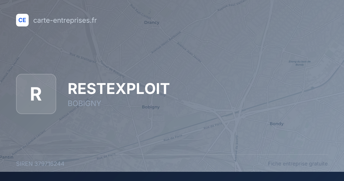 RESTEXPLOIT — 379716244 — fiche entreprise