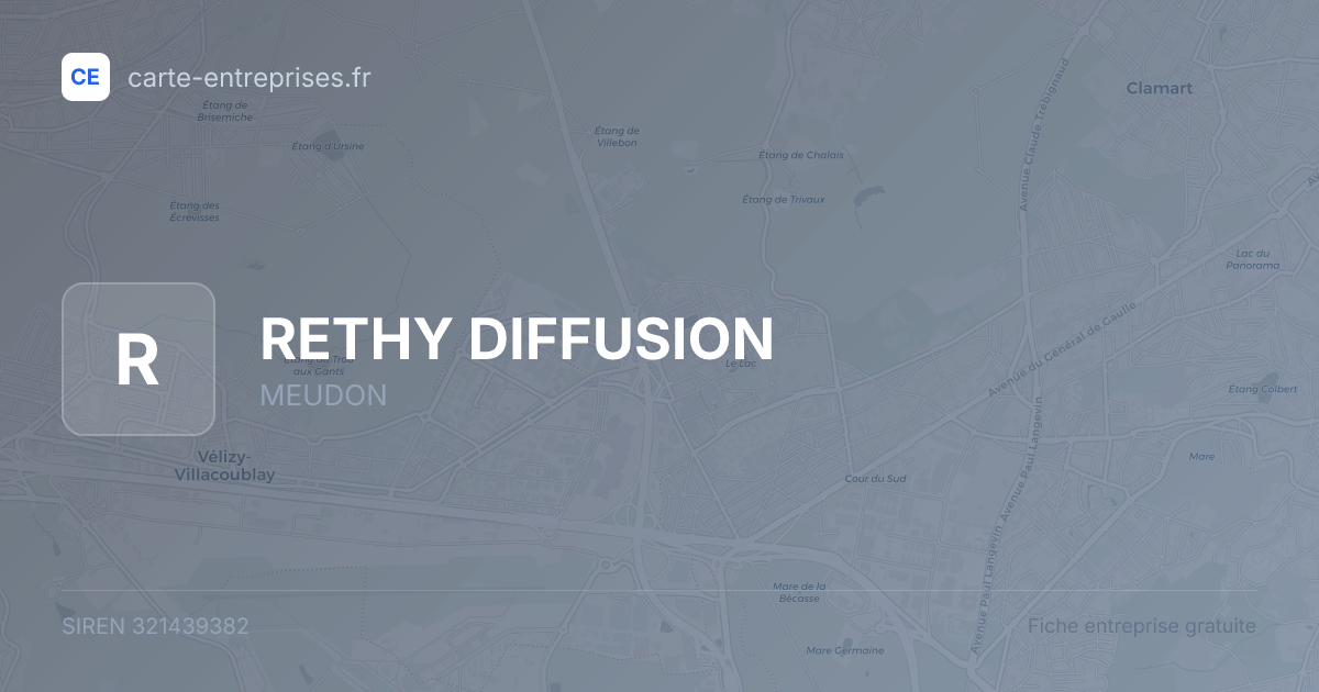 RETHY DIFFUSION — 321439382 — fiche entreprise