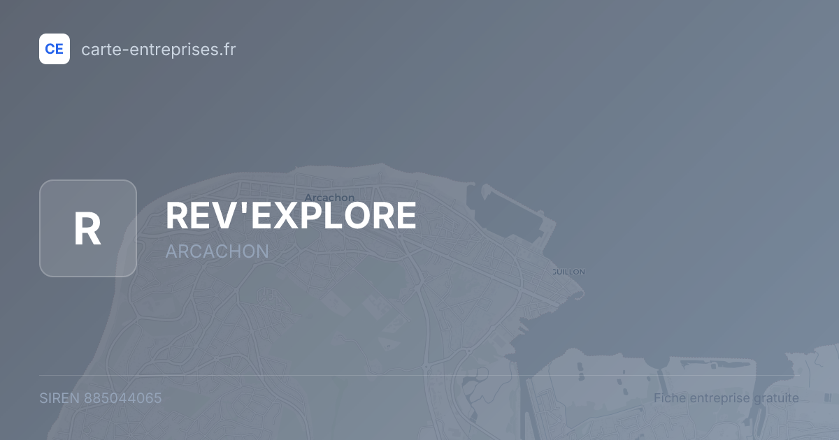 REV'EXPLORE — 885044065 — fiche entreprise