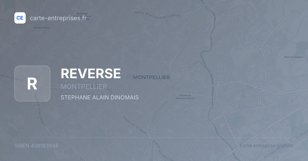 REVERSE — 439183948 — fiche entreprise