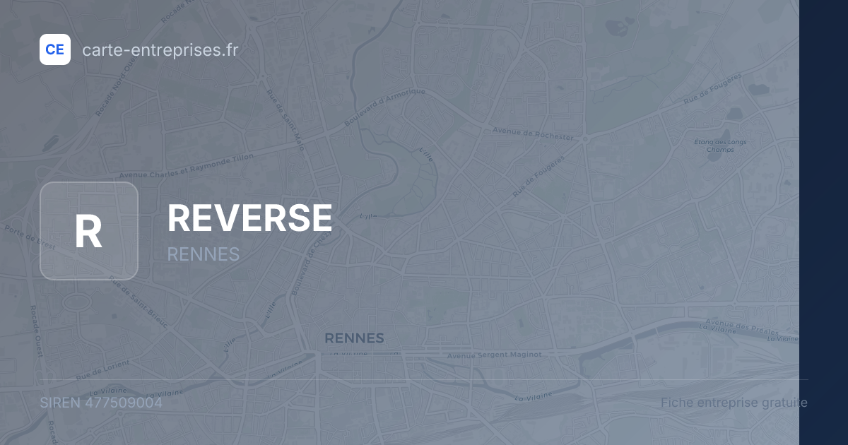 REVERSE — 477509004 — fiche entreprise