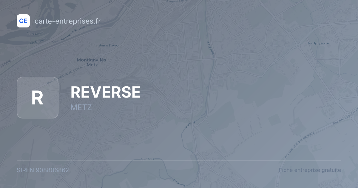 REVERSE — 908806862 — fiche entreprise