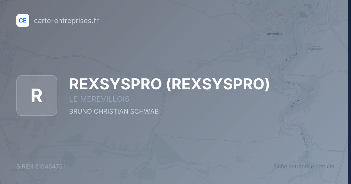 REXSYSPRO — 819464751 — fiche entreprise