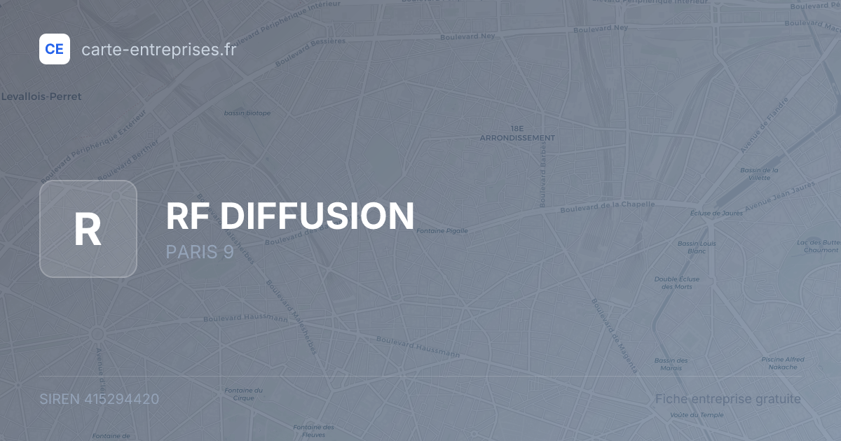 RF DIFFUSION — 415294420 — fiche entreprise