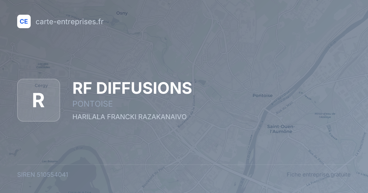 RF DIFFUSIONS — 510554041 — fiche entreprise