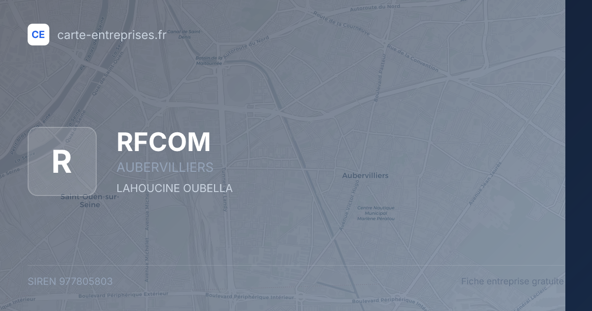 RFCOM — 977805803 — fiche entreprise