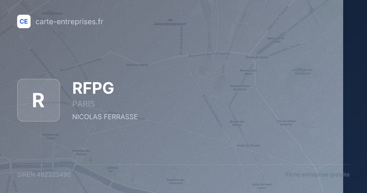 RFPG — 482323490 — fiche entreprise