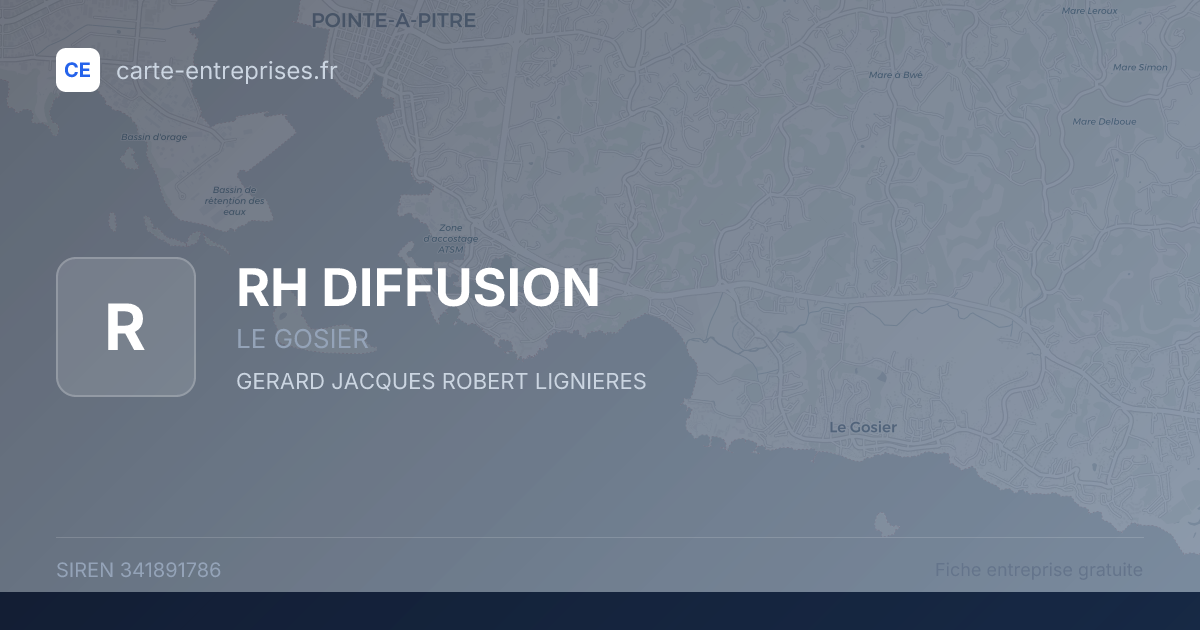 RH DIFFUSION — 341891786 — fiche entreprise