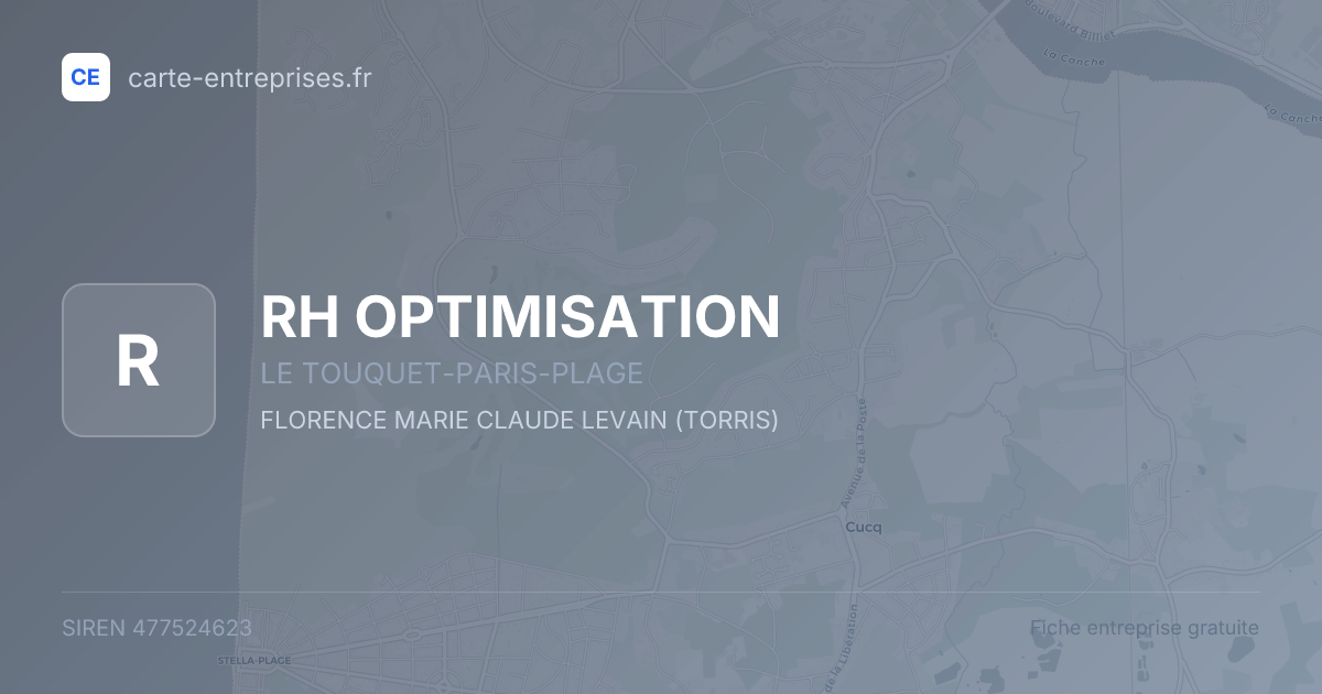 RH OPTIMISATION — 477524623 — fiche entreprise
