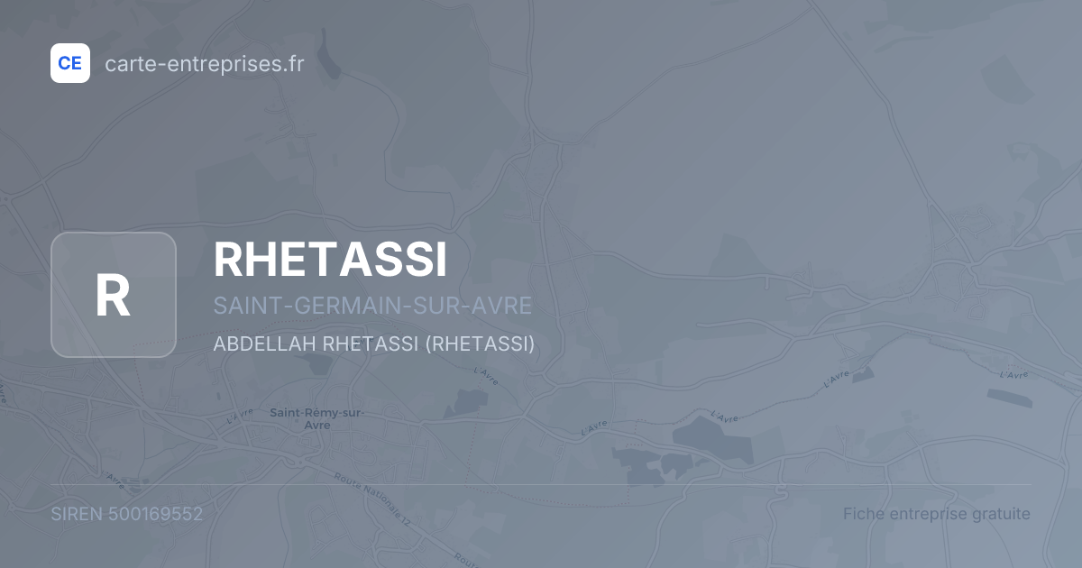 RHETASSI — 500169552 — fiche entreprise