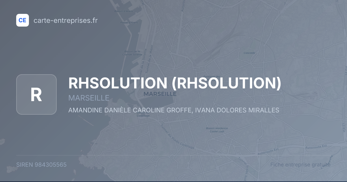RHSOLUTION — 984305565 — fiche entreprise