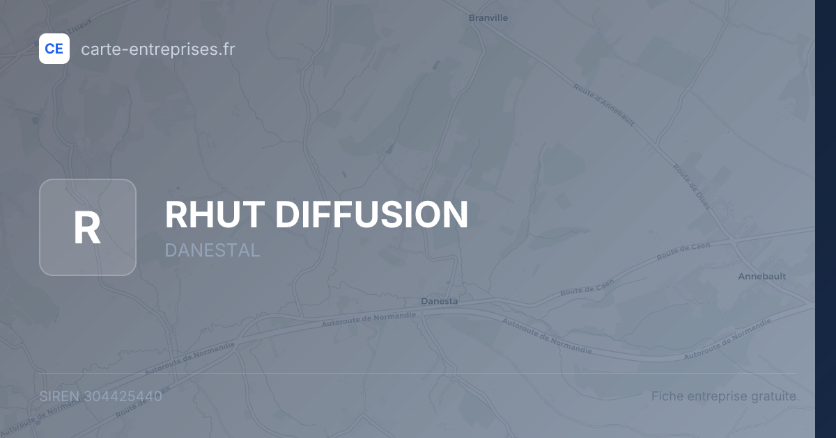 RHUT DIFFUSION — 304425440 — fiche entreprise