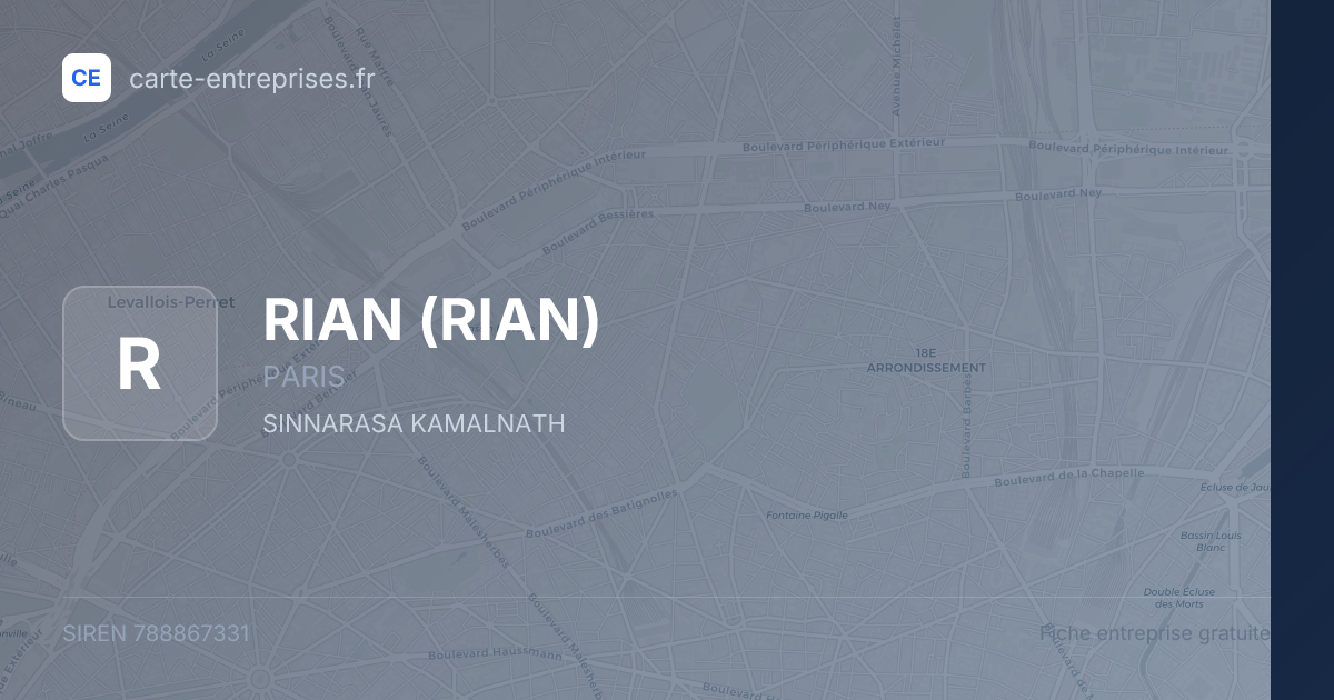 RIAN — 788867331 — fiche entreprise
