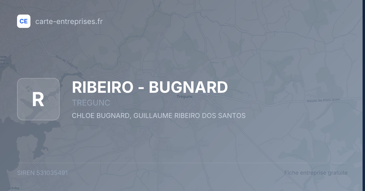 RIBEIRO - BUGNARD — 531035491 — fiche entreprise