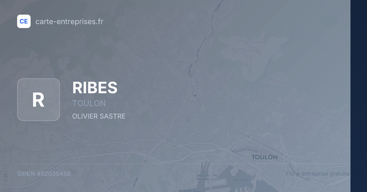 RIBES — 482035458 — fiche entreprise