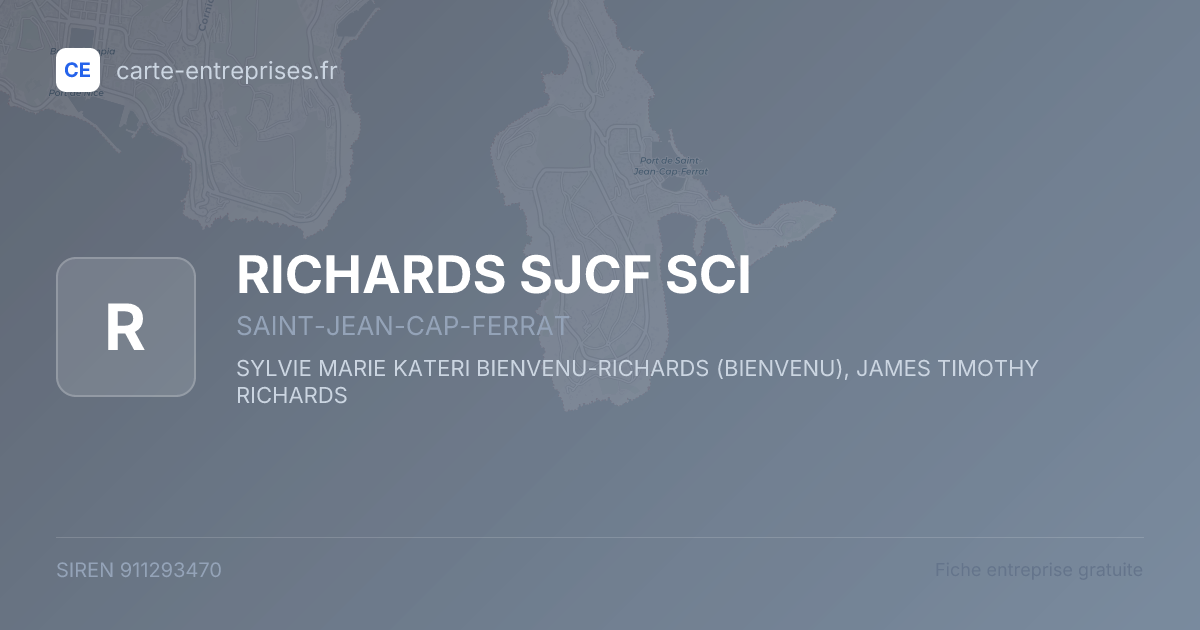 RICHARDS SJCF SCI — 911293470 — fiche entreprise