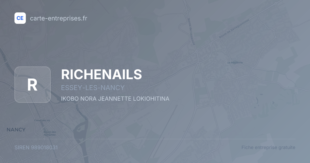 RICHENAILS — 989018031 — fiche entreprise
