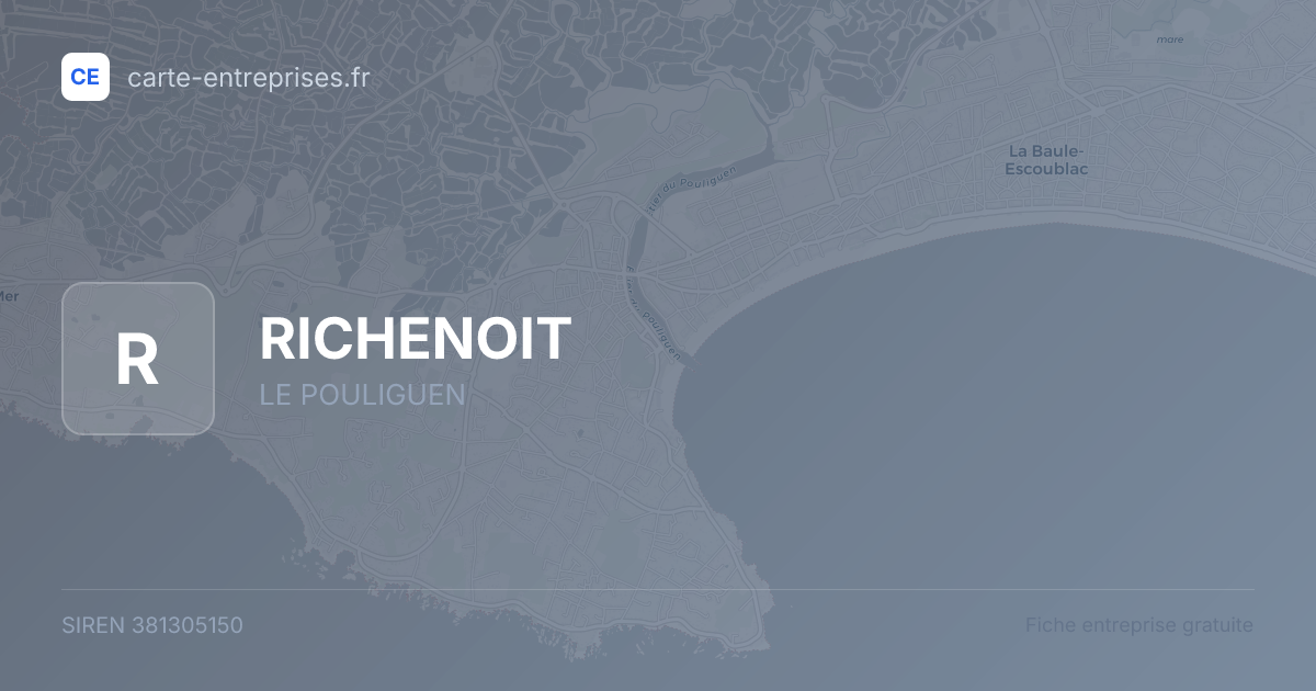 RICHENOIT — 381305150 — fiche entreprise
