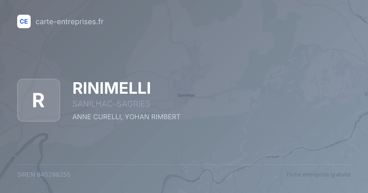 RINIMELLI — 945298255 — fiche entreprise