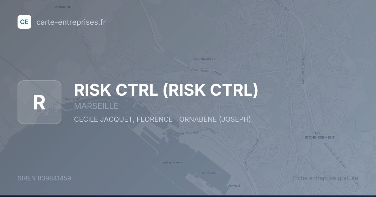RISK CTRL — 839841459 — fiche entreprise