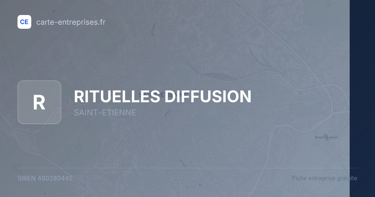 RITUELLES DIFFUSION — 480280445 — fiche entreprise