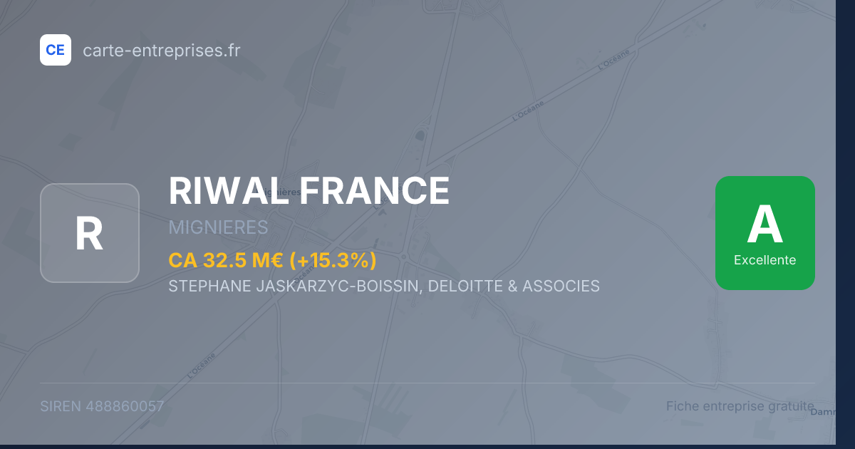 RIWAL FRANCE — 488860057 — fiche entreprise