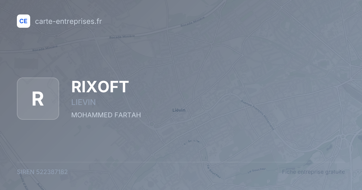 RIXOFT — 522387182 — fiche entreprise