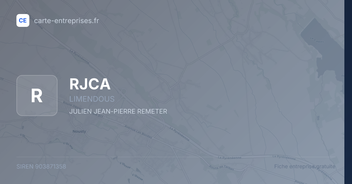 RJCA — 903871358 — fiche entreprise