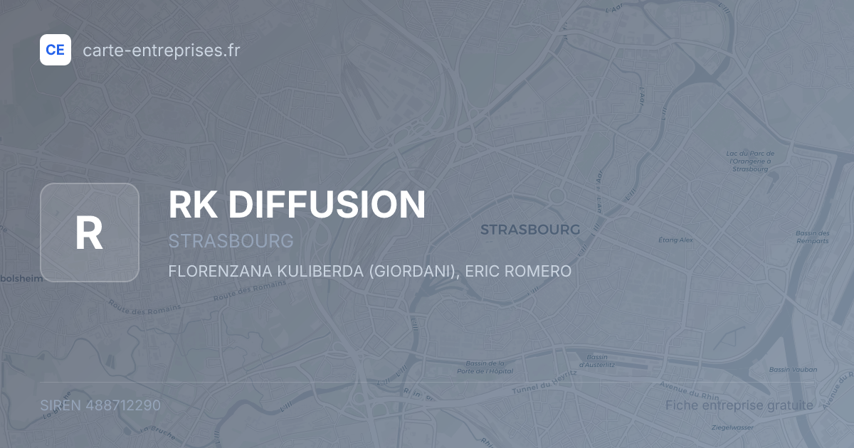 RK DIFFUSION — 488712290 — fiche entreprise