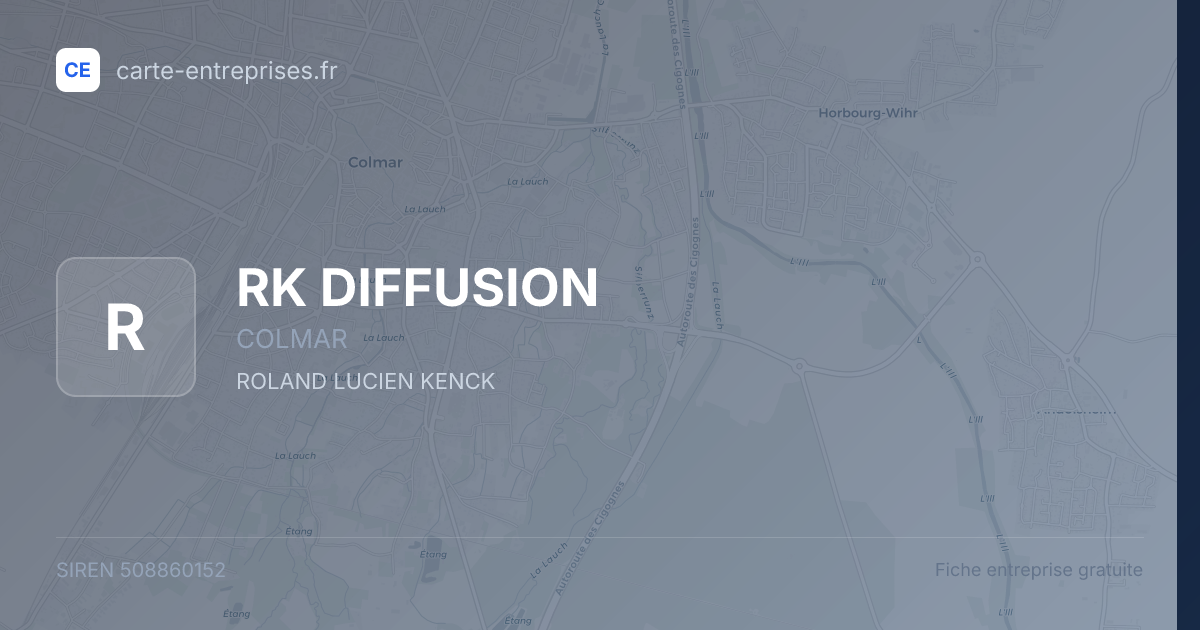 RK DIFFUSION — 508860152 — fiche entreprise