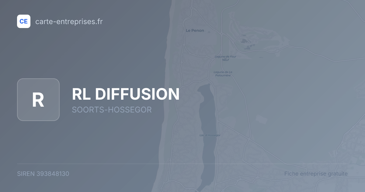 RL DIFFUSION — 393848130 — fiche entreprise