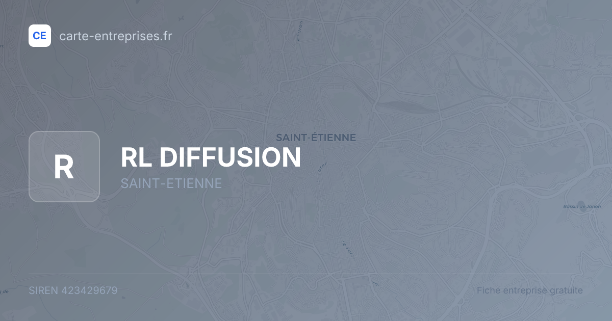 RL DIFFUSION — 423429679 — fiche entreprise