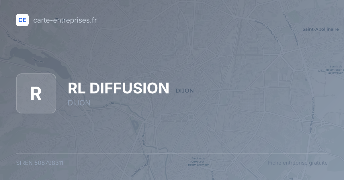 RL DIFFUSION — 508798311 — fiche entreprise