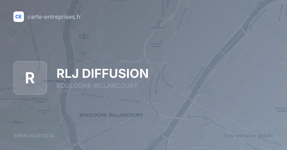 RLJ DIFFUSION — 442813234 — fiche entreprise