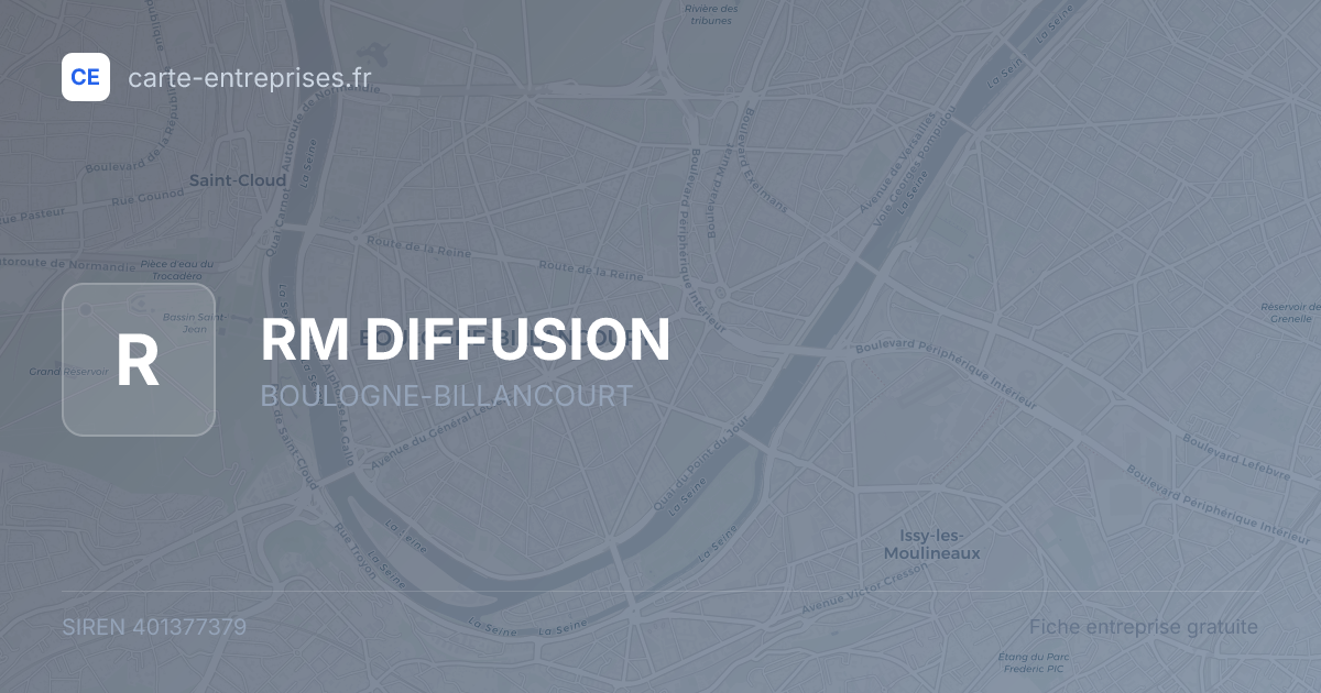 RM DIFFUSION — 401377379 — fiche entreprise