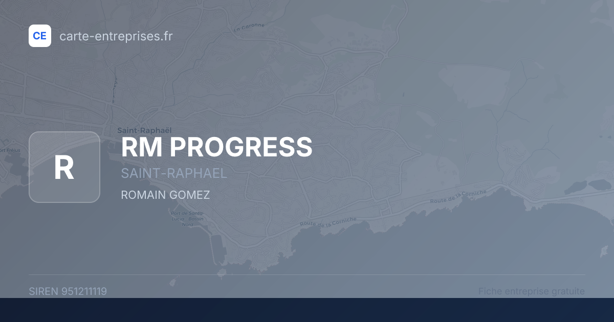 RM PROGRESS — 951211119 — fiche entreprise