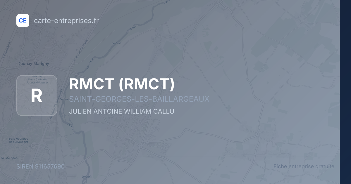 RMCT — 911657690 — fiche entreprise