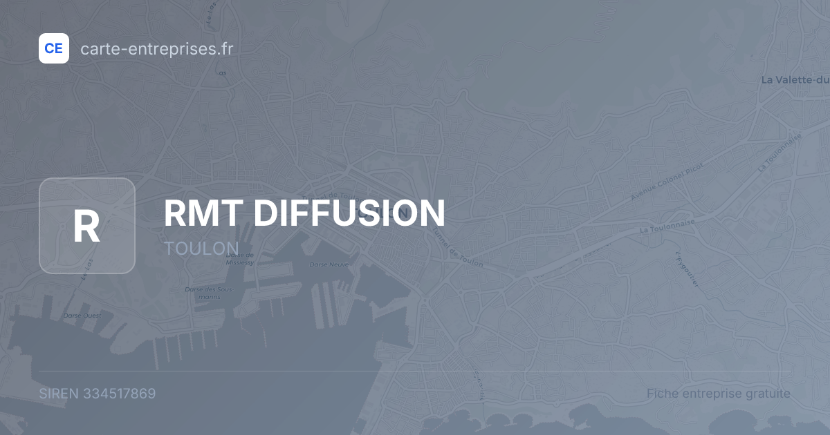 RMT DIFFUSION — 334517869 — fiche entreprise