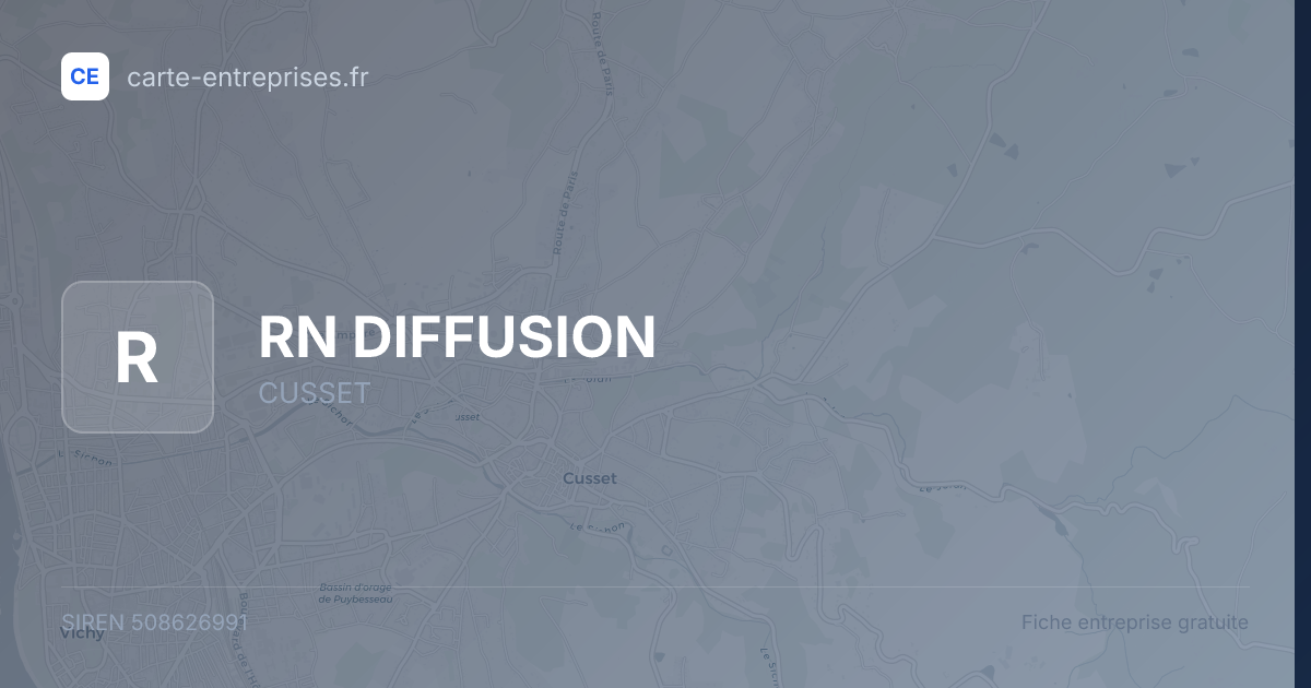 RN DIFFUSION — 508626991 — fiche entreprise