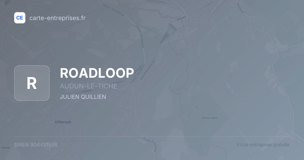 ROADLOOP — 904451598 — fiche entreprise