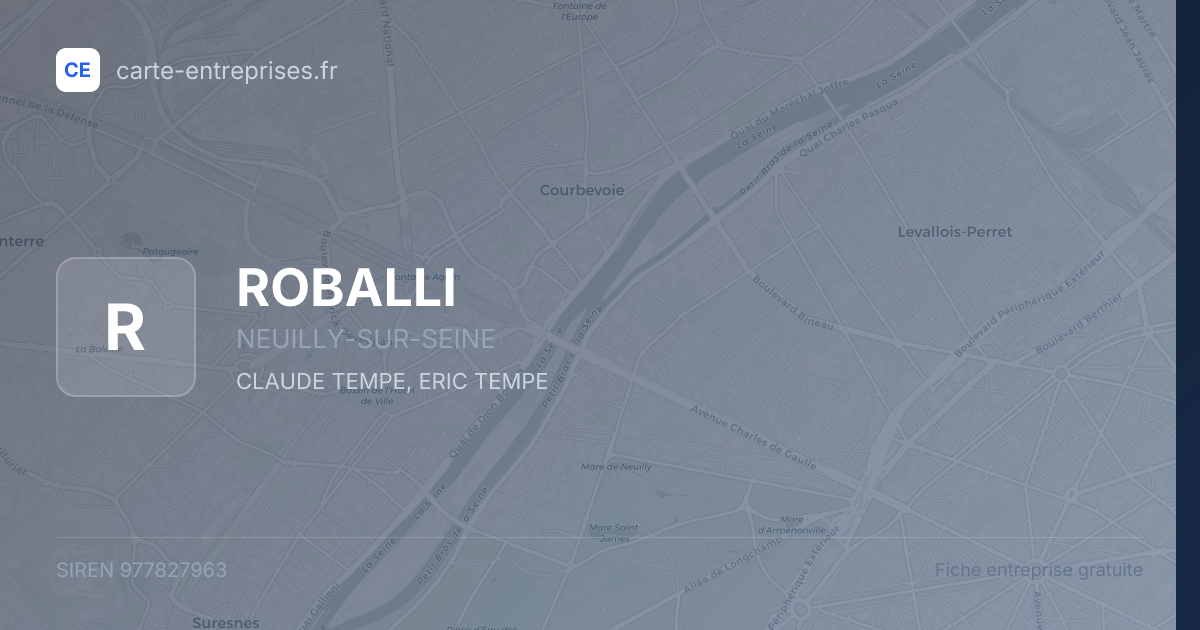 ROBALLI — 977827963 — fiche entreprise