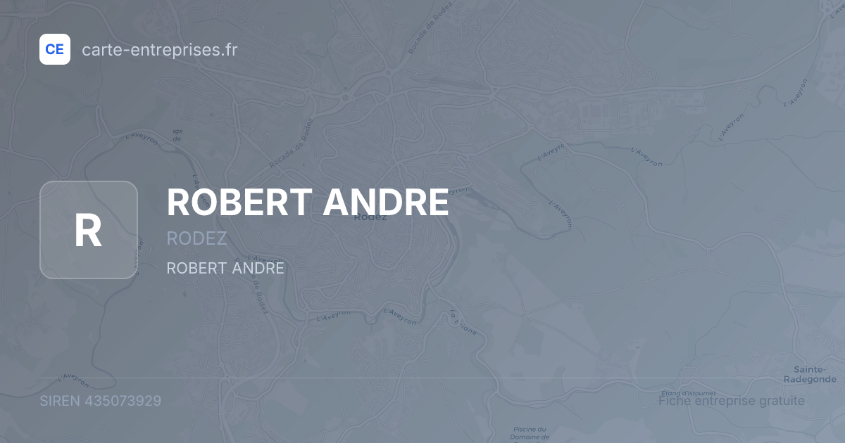 ROBERT ANDRE — 435073929 — fiche entreprise