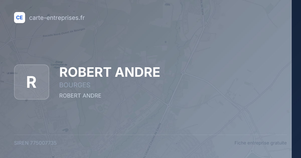 ROBERT ANDRE — 775007735 — fiche entreprise