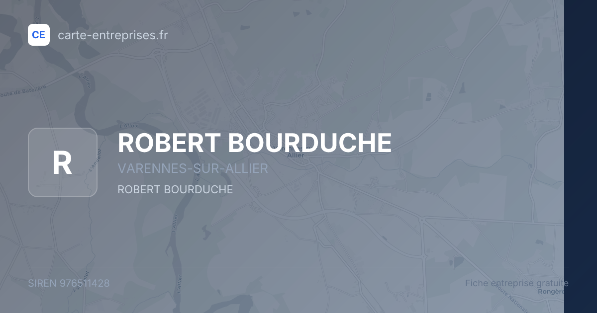 ROBERT BOURDUCHE — 976511428 — fiche entreprise