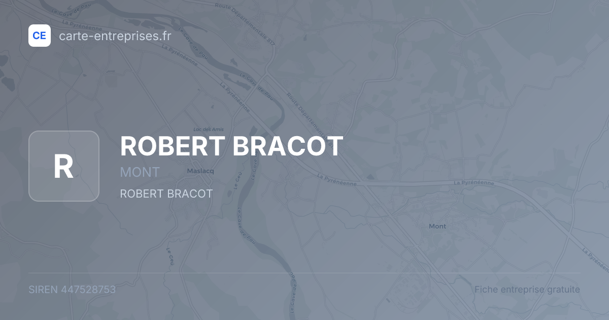ROBERT BRACOT — 447528753 — fiche entreprise