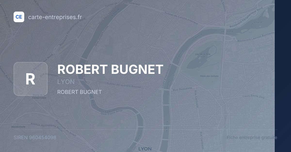 ROBERT BUGNET — 960454098 — fiche entreprise