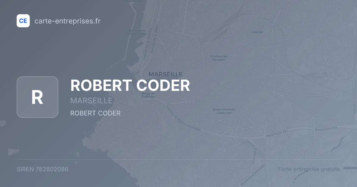 ROBERT CODER — 782802086 — fiche entreprise