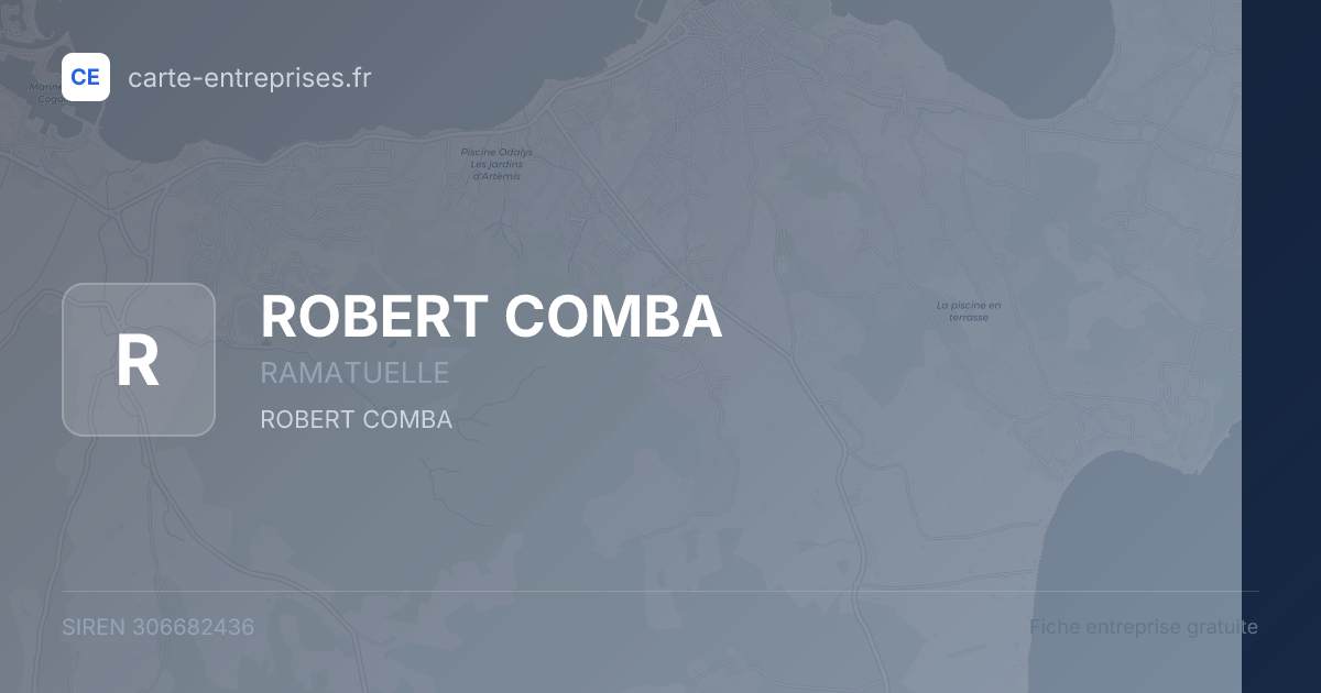 ROBERT COMBA — 306682436 — fiche entreprise